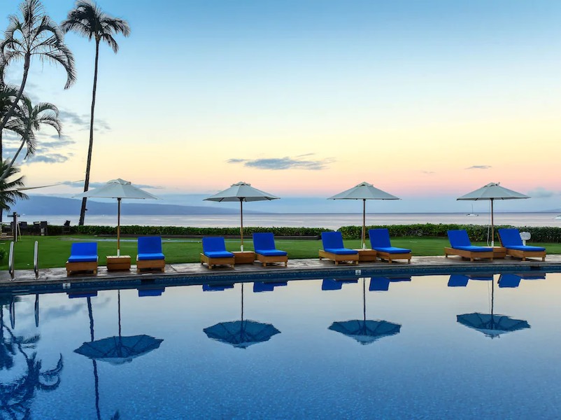 Royal Lahaina Poolside Umbrellas